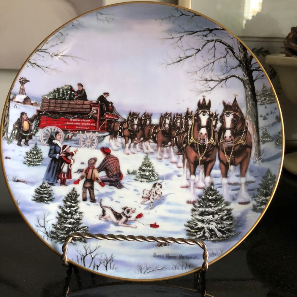 Anheuser-Bush plate 1991
